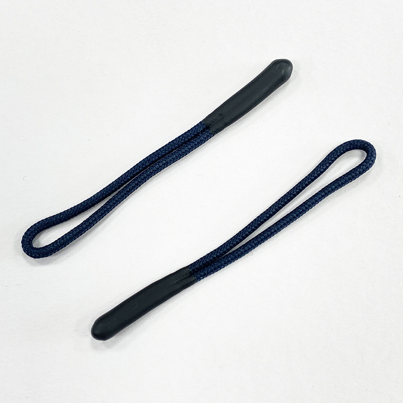 Zipper head dip glue pull rope clothing double head drop glue zipper handle outdoor clothing luggage pull tail