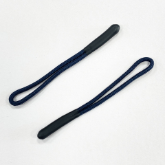Zipper head dip glue pull rope clothing double head drop glue zipper handle outdoor clothing luggage pull tail