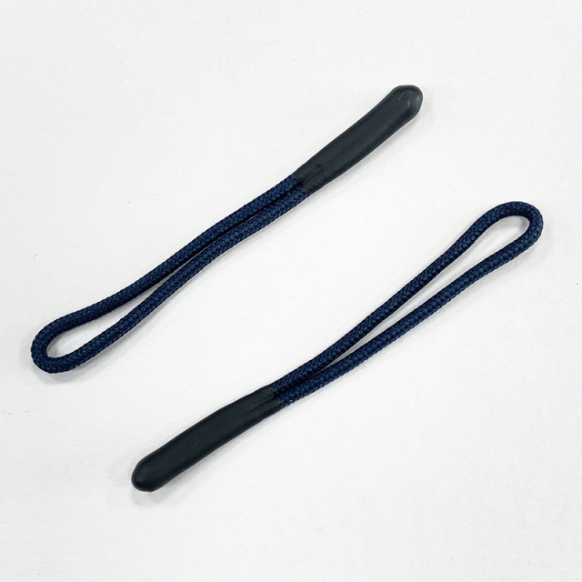 Zipper head dip glue pull rope clothing double head drop glue zipper handle outdoor clothing luggage pull tail