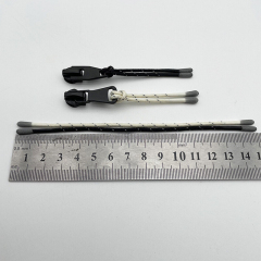 Environmentally friendly silicone zipper rope dip pull tail rope drop pull head dip pull rope pull tail material