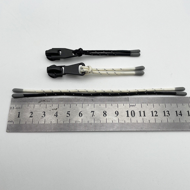 Environmentally friendly silicone zipper rope dip pull tail rope drop pull head dip pull rope pull tail material