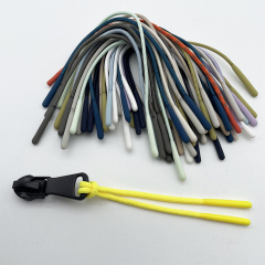Zipper head pull rope double head silicone dip pull tail rope drop plastic pull head men's coat accessories wholesale