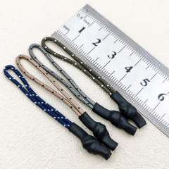 Heat shrink tube loop injection zipper head sleeve handle bag tail garment color plastic strip
