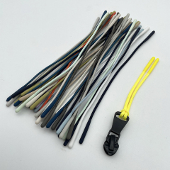 Zipper head pull rope double head silicone dip pull tail rope drop plastic pull head men's coat accessories wholesale