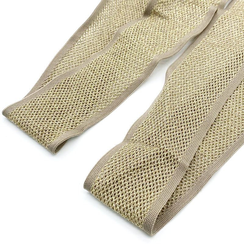 Mesh spandex elastic breathable knitted hollow mesh elastic band garment accessories
