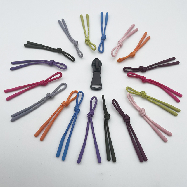 Silicone dip tail rope pull tail drop head pull rope Dip rubber rope pull loop pull garment accessories