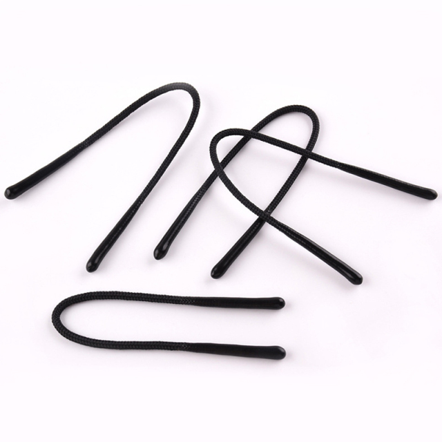Silicone dip tail rope pull tail drop head pull rope Dip rubber rope pull loop pull garment accessories