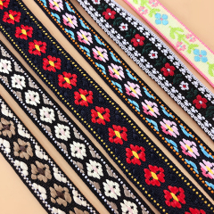 wholesale high quality jacquard ribbon national style polyester diy clothing home textile accessories embroidered ribb