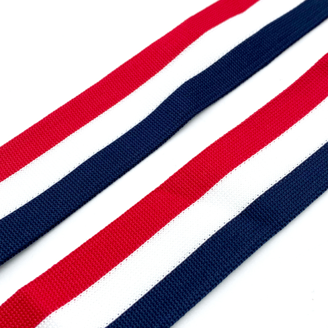 High quality Customization Stripe Elastic Waistband Nice Elasticity Stripe Web Band Elastic Straps Band striped grosgrain ribbon
