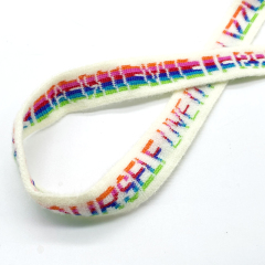 Custom Multi-Color Jacquard Designer Elastic Bands Custom Elastic Waistband & Underwear Elastic Band High Quality Webbing