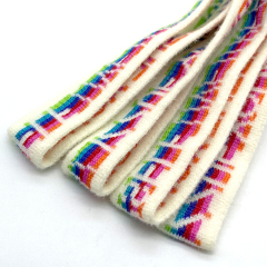 Custom Multi-Color Jacquard Designer Elastic Bands Custom Elastic Waistband & Underwear Elastic Band High Quality Webbing