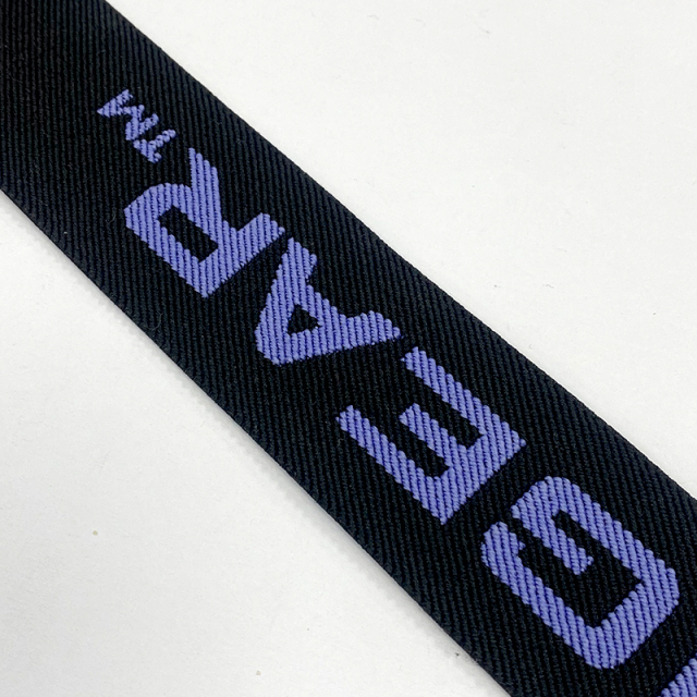 Wholesale nylon jacquard ribbon ribbon Jacquard alphabet ribbon luggage accessories rib woven ribbon embroidery ribbon