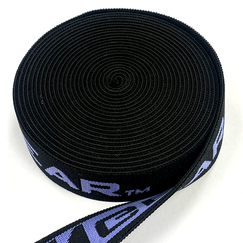 Wholesale nylon jacquard ribbon ribbon Jacquard alphabet ribbon luggage accessories rib woven ribbon embroidery ribbon
