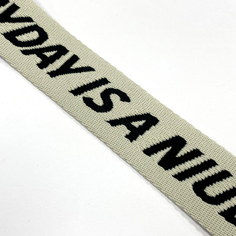 Customized Logo Pattern Polyester Jacquard  Band Waistband  For Garment Accessories