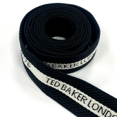 Jacquard with alphabet print knitted with home textile tracksuit pants side strip garment accessories