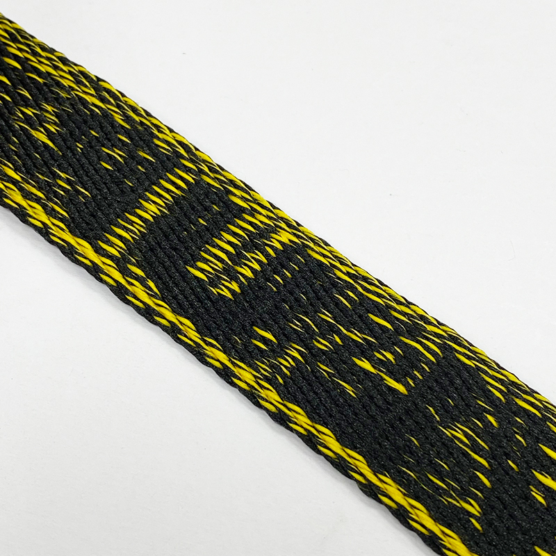 Fashion two-color jacquard woven belt double-sided letter strap clothing luggage home textile accessories