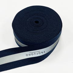 Customized logo color material pattern wholesale Print logo letter jacquard band nylon webbing waistband for clothing