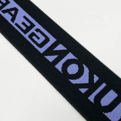 Printed English alphabet computer jacquard webbing non-elastic letter-lift polyester webbing