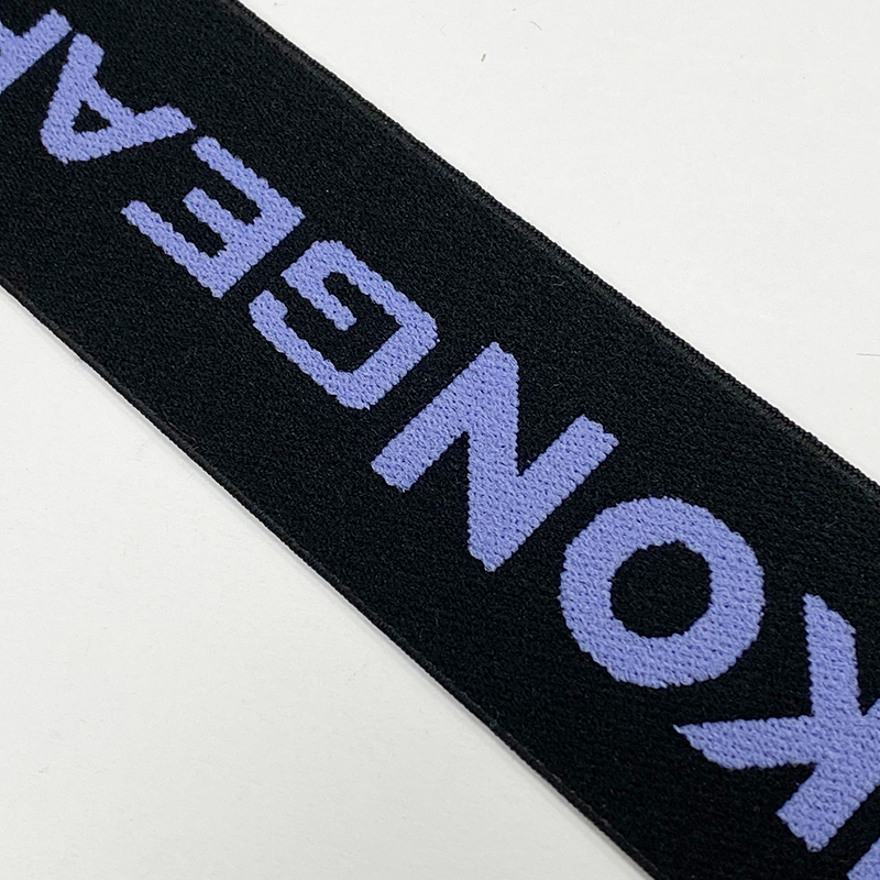 Printed English alphabet computer jacquard webbing non-elastic letter-lift polyester webbing