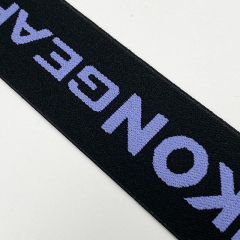 Printed English alphabet computer jacquard webbing non-elastic letter-lift polyester webbing