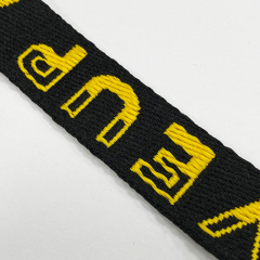 Fashion two-color jacquard woven belt double-sided letter strap clothing luggage home textile accessories