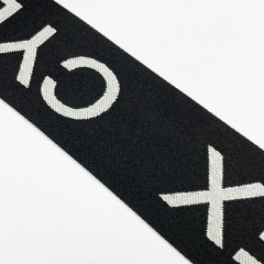 Custom Logo New Clothing ribbon Design letters and patterns Polyester Sports bags shoulder straps clothing belt luggage straps