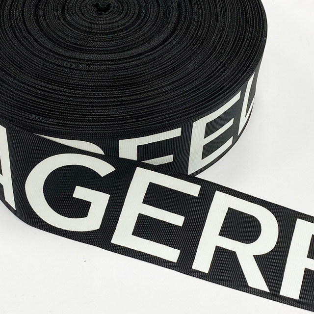 Custom designed width printed webbing for clothing sports belt backpack printed belt