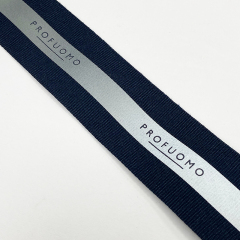 Customized logo color material pattern wholesale Print logo letter jacquard band nylon webbing waistband for clothing