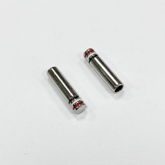 Zinc Alloy New Design Rope metal Cord End Stopper for Bags Custom Logo Garment Accessories