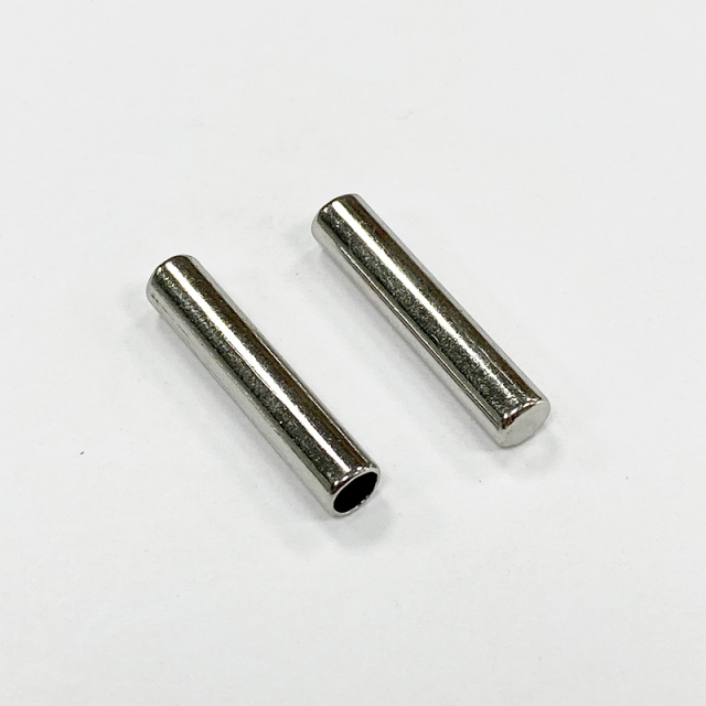 Silver size copper pipe round head metal shoe lead rope lead bullet shoe with auxiliary nozzle tail clip