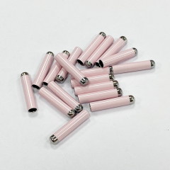 Copper pipe round head metal shoelace head rope head sweatpants rope head coat trench coat rope cap head