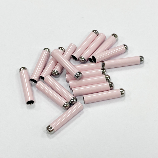 Copper pipe round head metal shoelace head rope head sweatpants rope head coat trench coat rope cap head