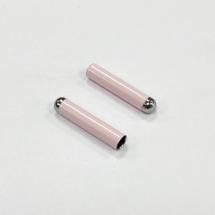 Copper pipe round head metal shoelace head rope head sweatpants rope head coat trench coat rope cap head