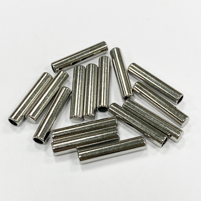 Silver size copper pipe round head metal shoe lead rope lead bullet shoe with auxiliary nozzle tail clip