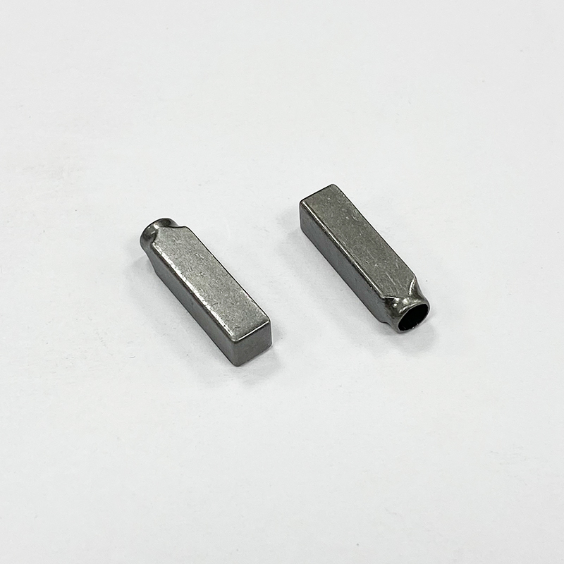 Metal copper pipe rope head shoelace buckle cap rope seamless pipe closing hollow head accessories button