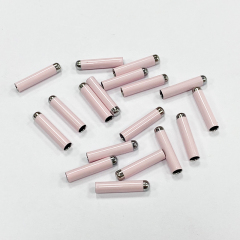 Copper pipe round head metal shoelace head rope head sweatpants rope head coat trench coat rope cap head