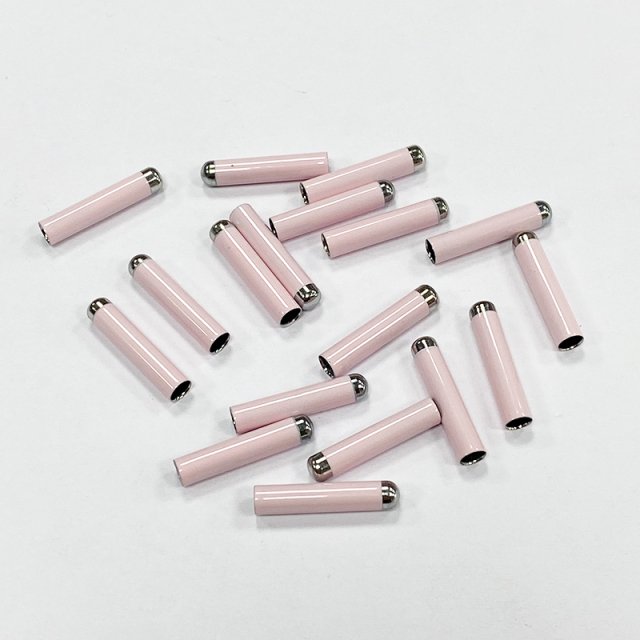 Copper pipe round head metal shoelace head rope head sweatpants rope head coat trench coat rope cap head