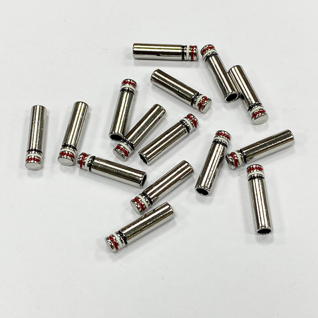 Zinc Alloy New Design Rope metal Cord End Stopper for Bags Custom Logo Garment Accessories