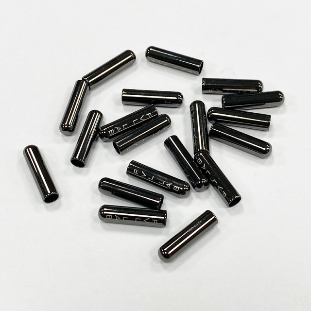 Manufacturers direct metal carving shoe lead clothing clip cap rope webbing rope clip warhead tail