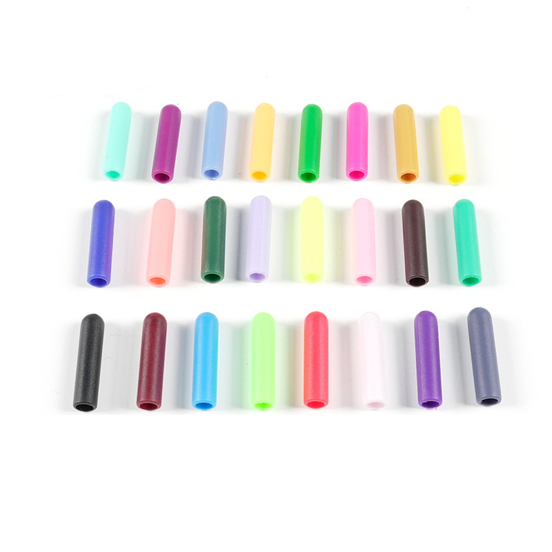 Wholesale Colorful Hoodies String Tips Lace End Head Plastic Shoelace Aglet Tipping