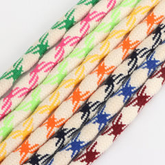Factory round Cotton cord hoodie string drawcord Transparent plastic tip personality cap rope sports casual wear waistband rope