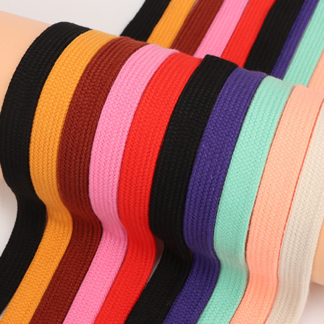 Custom printed logo polyester pants flat hoodie drawcord custom rope drawstring hoodie cord with Metal Tips