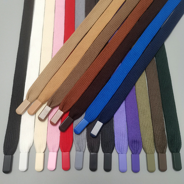 Factory custom hollow cap rope gradient metal head hoodie cap rope casual sports waistband drawstring waistband rope