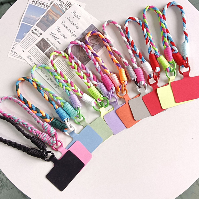 Premium Durable Nylon Phone Lanyard Wrist Strap Charm Handheld Accessory Anti Loss Mobile Phone Chain for Preventing Phone Loss