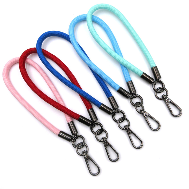 Best selling custom color short phone lanyard Universal detachable phone lanyard phone charm wrist strap accessories