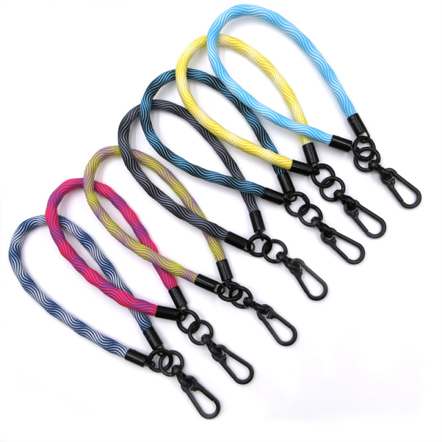 Best selling custom color short phone lanyard Universal detachable phone lanyard phone charm wrist strap accessories