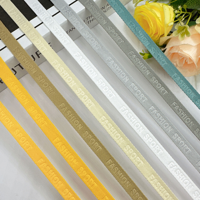 Herringbone embossed woven belt for children's hoodie T-shirt back collar edge collar collar accessories