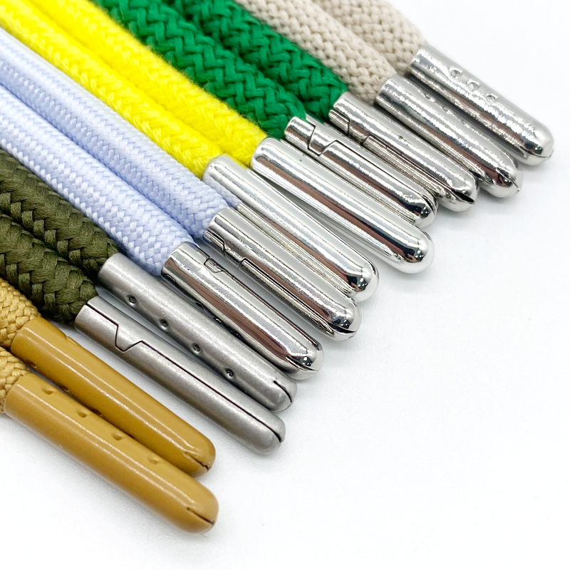 Custom Metal Shoelaces Tips Head DIY Metal Aglets Bullet Shaped Aglet Tips For Sneaker Hoodies Beach Pants Drawstring Cord