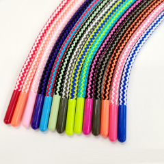 Custom hoodie drawstring cord polyester rope for hoodie string drawcord with customize logo rope shoelaces
