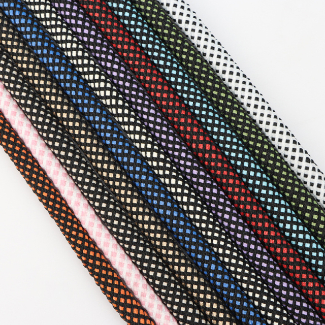 Custom Drawcords polyester round string With Tips Custom Dipped Ends Drawstring Cords Braided Silicone cords with tips